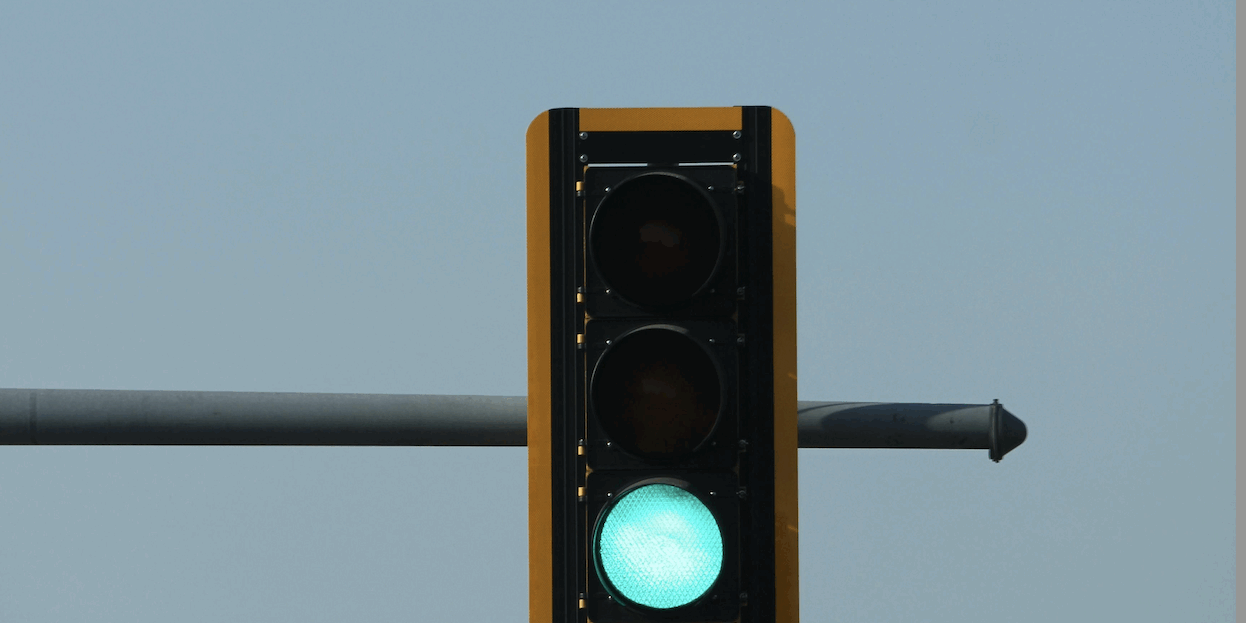 green traffic light | bulls are facing a wall of worry